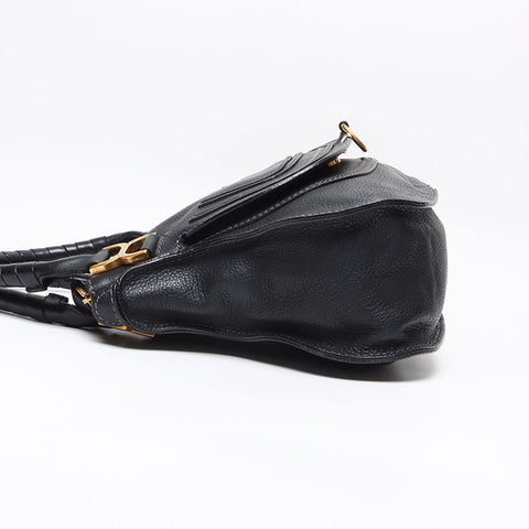 Chloe Marcy Leather Shoulder Bag black WS13268