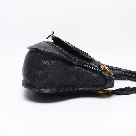 Chloe Marcy Leather Shoulder Bag black WS13268