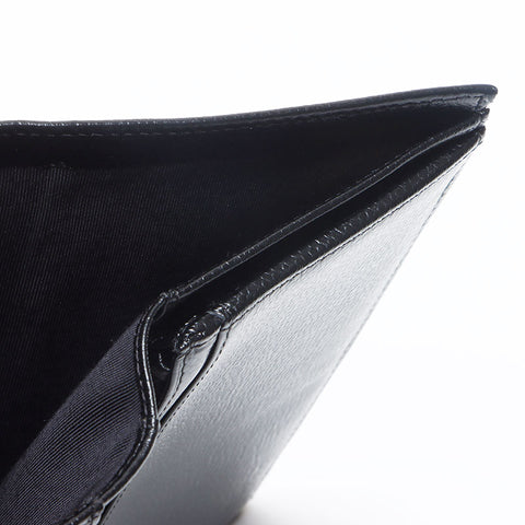 CHANEL COCO Mark Caviar Skin Leather 2008-2009 Purse black WS13270