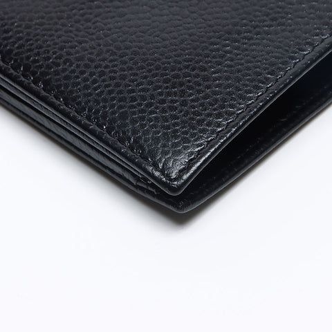 CHANEL COCO Mark Caviar Skin Leather 2008-2009 Purse black WS13270
