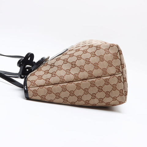 グッチ GUCCI GG キャンバス エナメル トートバッグ ベージュ WS13278