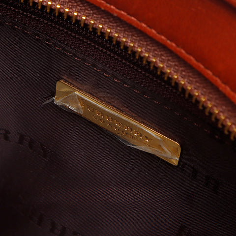 BURBERRY Nova check canvas Handbag beige WS13282