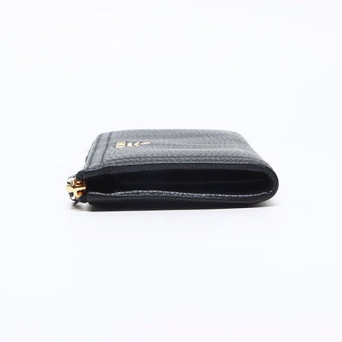 PRADA Vitello Dyno Leather Roundship Purse black WS13284
