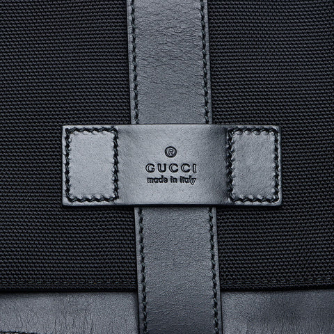 GUCCI Shelly Techno Canvas Backpack Â· Daypack black WS13288