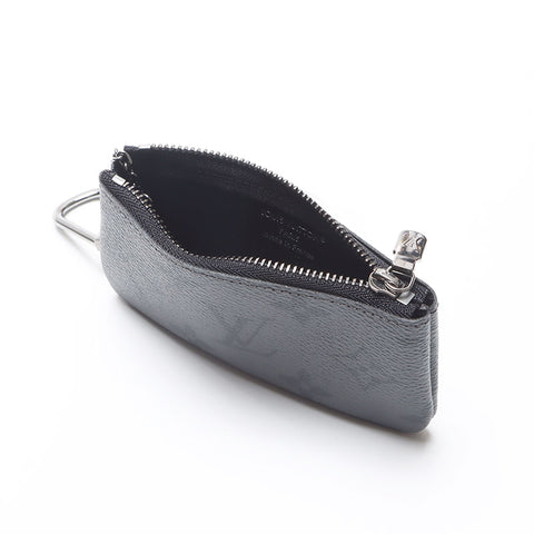 ルイ・ヴィトン LOUIS VUITTON 2024年 モノグラム ポシェット・クレ キーケース ブラック WS13291