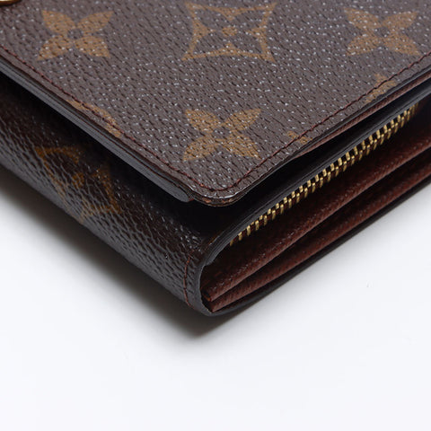 ルイ・ヴィトン LOUIS VUITTON 2011年 モノグラム ポルトモネ・ビエトレゾール 三つ折り財布 ブラウン WS13295
