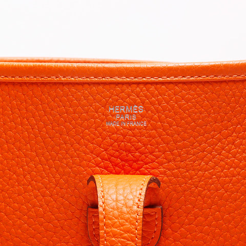 エルメス HERMES 2010年 N刻印 エヴリン3 PM トリヨンクレマンス ショルダーバッグ オレンジ WS13304