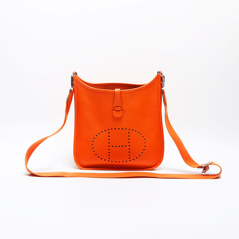 エルメス HERMES 2010年 N刻印 エヴリン3 PM トリヨンクレマンス ショルダーバッグ オレンジ WS13304