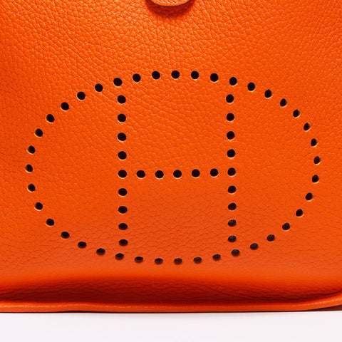 エルメス HERMES 2010年 N刻印 エヴリン3 PM トリヨンクレマンス ショルダーバッグ オレンジ WS13304