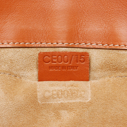 セリーヌ CELINE レザー ハンドバッグ ブラウン WS13306