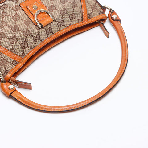 GUCCI GG canvas Shoulder Bag beige WS13310