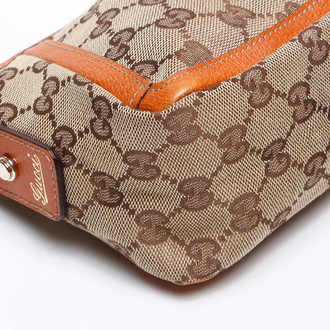 GUCCI GG canvas Shoulder Bag beige WS13310