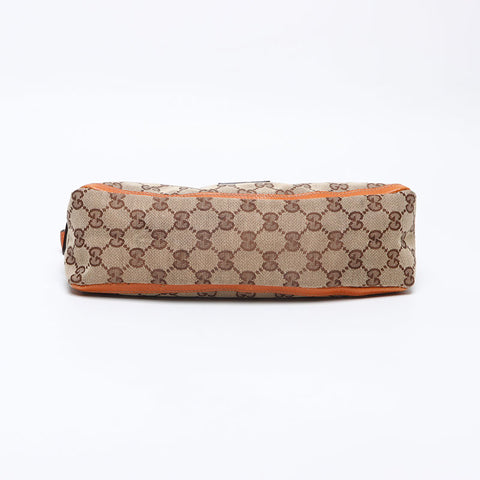 GUCCI GG canvas Shoulder Bag beige WS13310