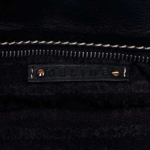セリーヌ CELINE レザー ビタースウィート ハンドバッグ ブラック WS13311