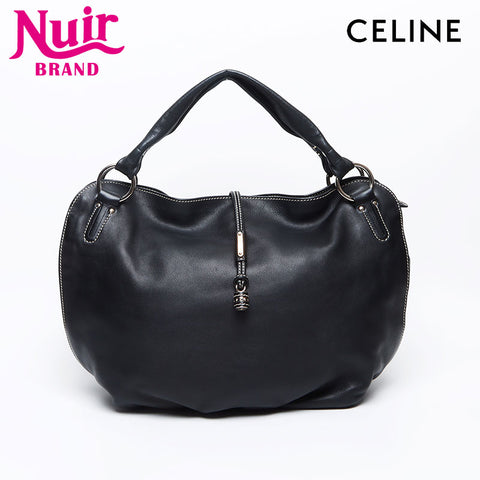 セリーヌ CELINE レザー ビタースウィート ハンドバッグ ブラック WS13311