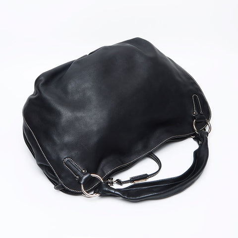 セリーヌ CELINE レザー ビタースウィート ハンドバッグ ブラック WS13311
