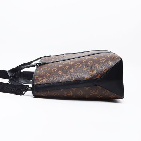 LOUIS VUITTON Monogram Macassar Weekend Tote GM Tote Bag Brown WS13313