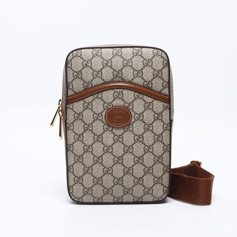極美品 グッチ GUCCI GG スプリーム ショルダーバッグ ベージュ WS13318