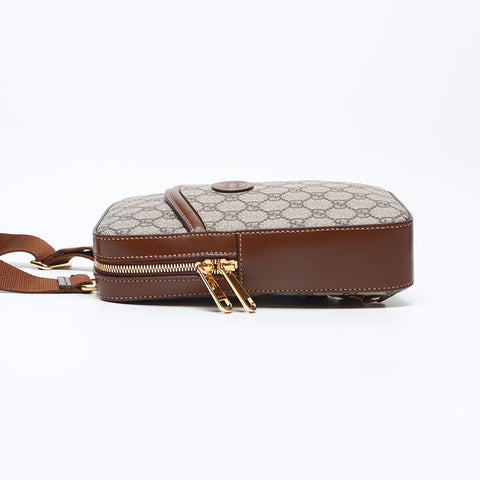 極美品 グッチ GUCCI GG スプリーム ショルダーバッグ ベージュ WS13318