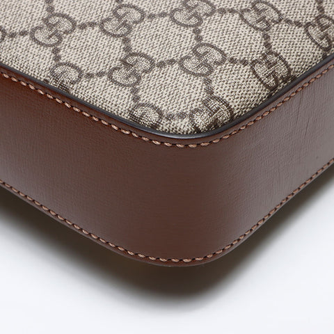 極美品 グッチ GUCCI GG スプリーム ショルダーバッグ ベージュ WS13318