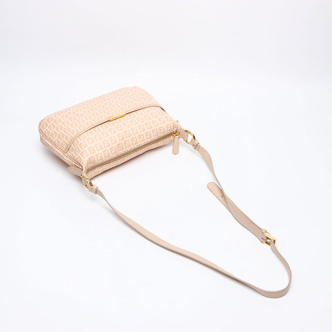 FENDI Zucchino PVC 单肩包 米色 WS13321