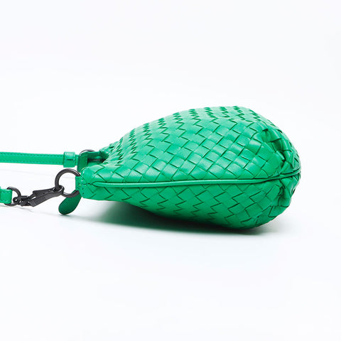 ボッテガヴェネタ BOTTEGAVENETA イントレチャート ショルダーバッグ グリーン WS13330