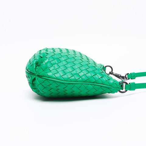 ボッテガヴェネタ BOTTEGAVENETA イントレチャート ショルダーバッグ グリーン WS13330