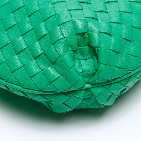 ボッテガヴェネタ BOTTEGAVENETA イントレチャート ショルダーバッグ グリーン WS13330