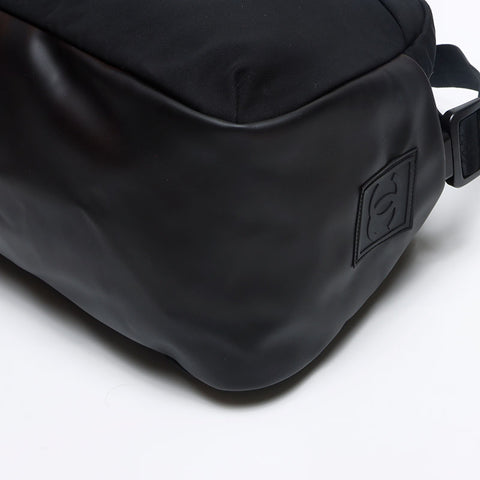 シャネル CHANEL 9番台 スポーツライン 2WAY ショルダーバッグ 蛍光 ボストンバッグ ブラック WS13331