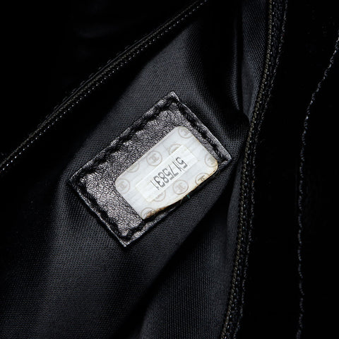 シャネル CHANEL 5番台 キャビアスキン ハンドバッグ チェーン ターンロック ハンドバッグ ブラック WS13334