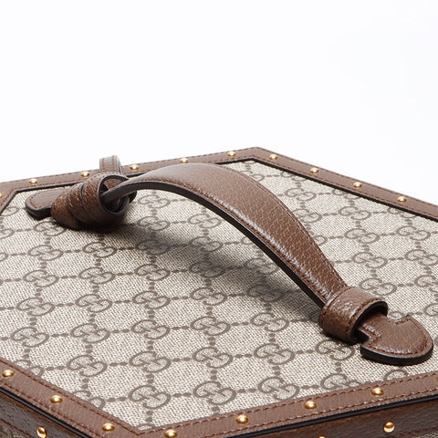 GUCCI Gucci GG Supreme Bowl Case 2022 LOVE PARADE Collection Handbag Brown WS13337
