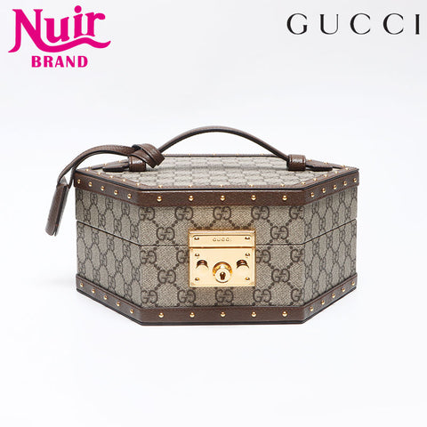 GUCCI Gucci GG Supreme Bowl Case 2022 LOVE PARADE Collection Handbag Brown WS13337