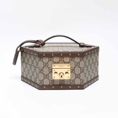 GUCCI Gucci GG Supreme Bowl Case 2022 LOVE PARADE Collection Handbag Brown WS13337