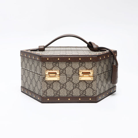 GUCCI Gucci GG Supreme Bowl Case 2022 LOVE PARADE Collection Handbag Brown WS13337