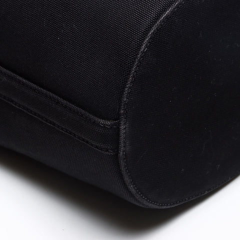 PRADA Canapa Bucket Shoulder Bag black WS13342