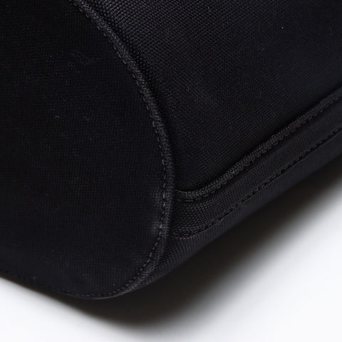 PRADA Canapa Bucket Shoulder Bag black WS13342