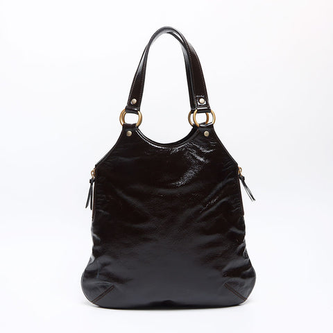 YVES SAINT LAURENT Metropolis Rive Gauche 177739 Shoulder Bag Brown WS13346