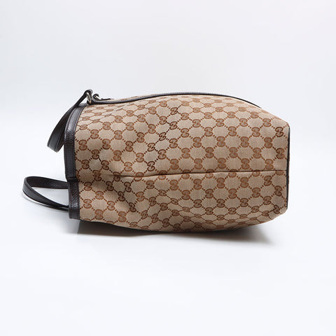 GUCCI GG canvas leather 2way 449169 Tote Bag beige WS13348