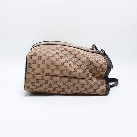GUCCI GG canvas leather 2way 449169 Tote Bag beige WS13348