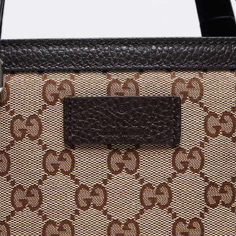 GUCCI GG canvas leather 2way 449169 Tote Bag beige WS13348