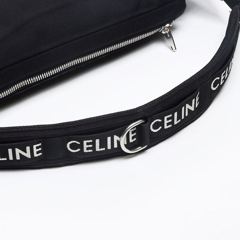 CELINE Medium Trekking Nylon Messenger bag black WS13350