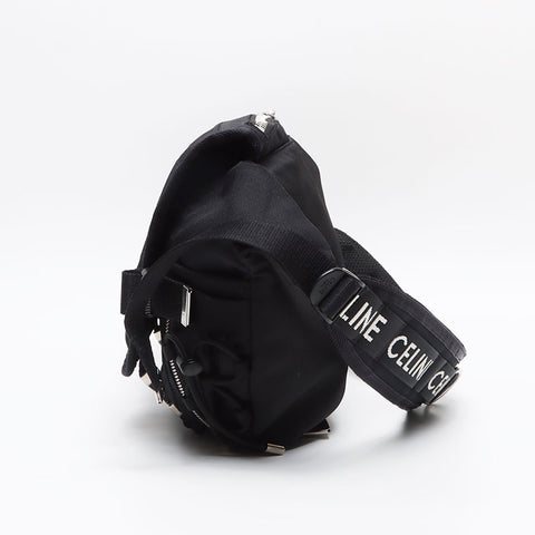 CELINE Medium Trekking Nylon Messenger bag black WS13350