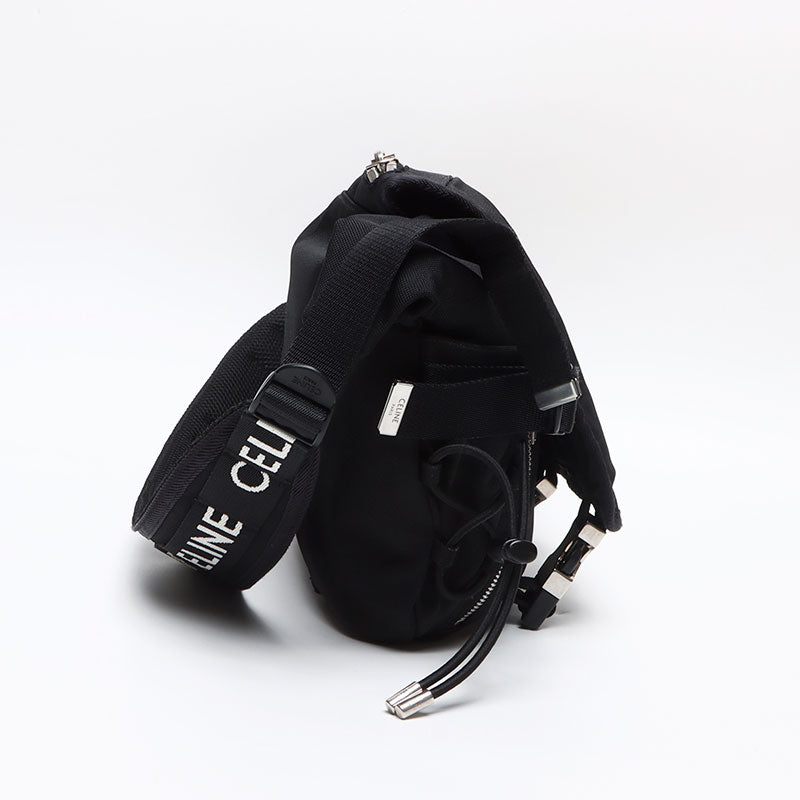 セリーヌ トレッキングメッセンジャーバック CELINE】22-23AW＊スモール トレッキング メッセンジャー ロゴ