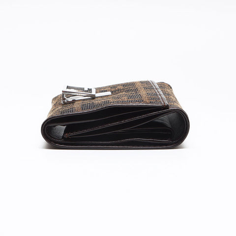 FENDI - フェンディ FENDI 三つ折り財布 ズッカ キャンバス