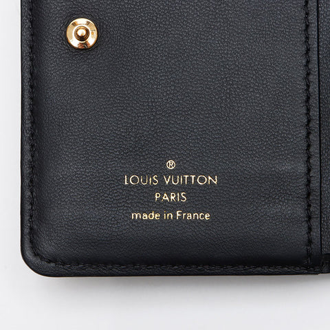 LOUIS VUITTON Monogram Portefeuille Lou Bifold Wallet black WS13363