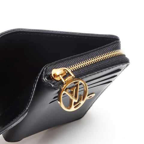 LOUIS VUITTON Monogram Portefeuille Lou Bifold Wallet black WS13363