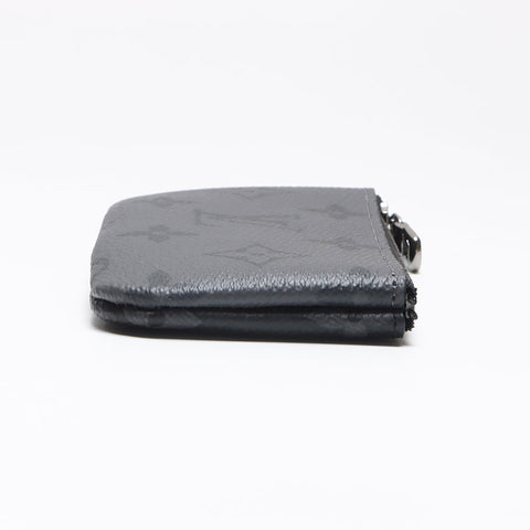 LOUIS VUITTON Monogram Eclipse Pochette Cle Coin case black WS13364