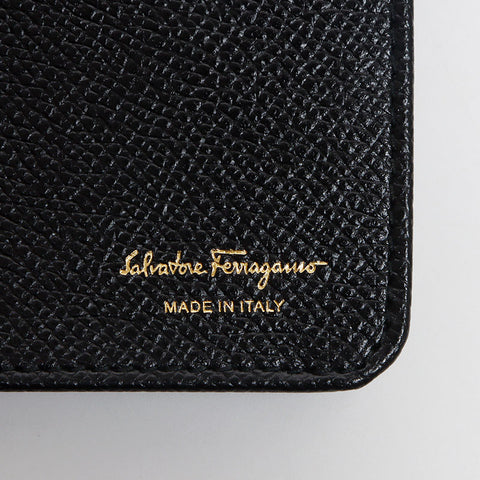 Salvatore Ferragamo Vara Chain Wallet Shoulder Bag black WS13368