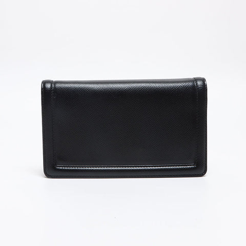 Salvatore Ferragamo Vara Chain Wallet Shoulder Bag black WS13368