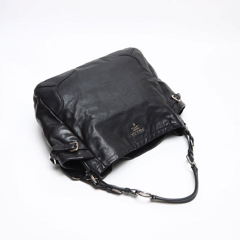 PRADA logo Shoulder Bag black WS13369